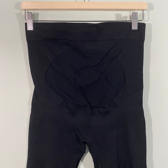 Blanqi Women Black Full Coverage Compression Maternity Leggings Size S - Picture 5 of 5